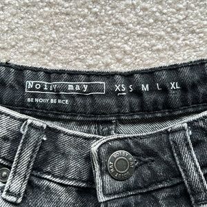 Noisy May, XS black jean shorts